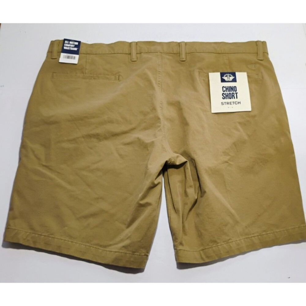 NWT DOCKERS Men Chino Khaki Shorts Size 40x9 Comfort Waist